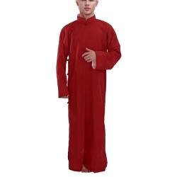 Mymyguoe Kampfkunst Robe Unisex Kung Fu und Tai Chi Uniform Traditionelle Chinesisch Kostüm für Meditation und Qigong Muslim Robe von Mymyguoe