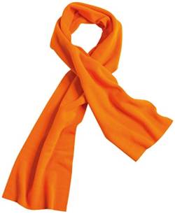 Myrtle Beach Extrabreiter Fleece Schal ohne Fransen (orange) von Myrtle Beach