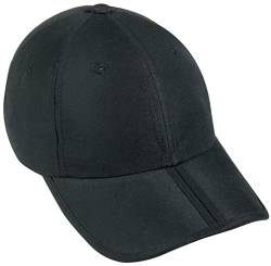 Myrtle Beach Faltbares 6 Panel Cap aus weicher Microfaser (Black) von Myrtle Beach