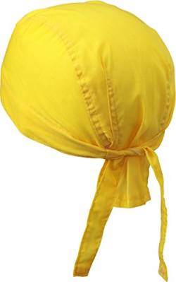 Myrtle Beach Kopftuch für Herren, Herren unisex - erwachsene damen, Myrtle Beach - Bandana Hat | Kopftuch, Yellow - Sun Yellow von Myrtle Beach