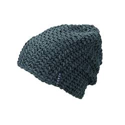 Myrtle Beach - Lässige übergroße Häkelbeanie / carbon, One Size one size,Carbon von Myrtle Beach