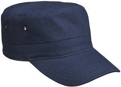 Myrtle Beach Trendige Cap im Military-Stil aus robuster Baumwolle Navy von Myrtle Beach