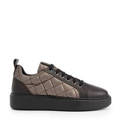 Mysa Damen Lanthe Sneaker Casual Leder Sportschuhe - Bronze 40 von Mysa