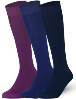 Mysocks 3 Paar Kniestrumpf Einfach Multi Socken 04 von Mysocks