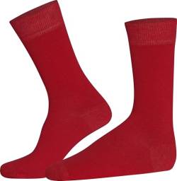 Mysocks Extrafeine Baumwollsocken für Herren/Damen, Nahtloser Zehenbereich, für Geschäfts, Formelle, Freizeit und Alltagskleidung Größe 37-41, Bordo von Mysocks