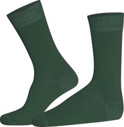 Mysocks Extrafeine Baumwollsocken für Herren/Damen, Nahtloser Zehenbereich, für Geschäfts, Formelle, Freizeit und Alltagskleidung Größe 37-41, Kieferngrün von Mysocks