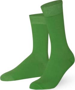 Mysocks Extrafeine Baumwollsocken für Herren/Damen, Nahtloser Zehenbereich, für Geschäfts, formelle, Freizeit und Alltagskleidung Größe 41-46, Grün von Mysocks