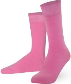 Mysocks Extrafeine Baumwollsocken für Herren/Damen, Nahtloser Zehenbereich, für Geschäfts, formelle, Freizeit und Alltagskleidung Größe 41-46, Rosa von Mysocks