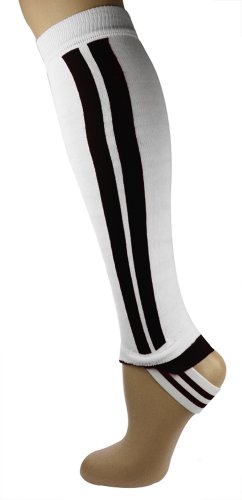Mysocks Toeless Socken mit Band Weiß schwarz von Mysocks