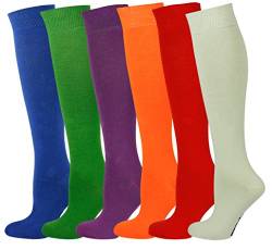 Mysocks Unisex Kniestrümpfe lange Socken 6 lichtpaare von Mysocks