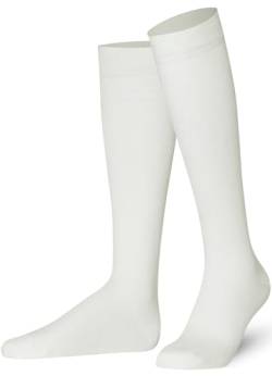 Mysocks Unisex Kniestrümpfe lange Socken Sahne von Mysocks