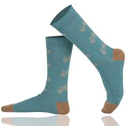 Mysocks Unisex Knöchelsocken Grüne Fahrräder von Mysocks