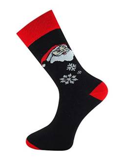Mysocks Weihnachtssocken Lustige Socken Christmas Socks Kuschelsocken Baumwolle Socken Weihnachten Socken Unisex Bunt Lustige Socken Bettsocken Damen Winter Socken von Mysocks