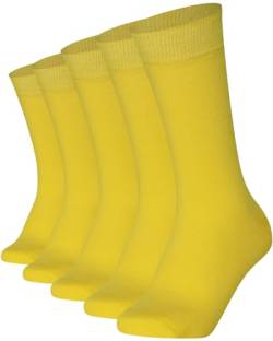 Mysocks unisex 5 Paar Packsocken Gelb von Mysocks