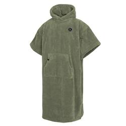 Mystic 2022 Teddy Poncho oder Wickeltuch für Wassersport und Surfen am Strand ? 220271 ? Olive, MAPONCHOTEDGN22 von Mystic