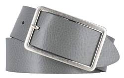 Mytem-Gear Damen Gürtel Leder Belt Ledergürtel Nappaleder 40 mm Damengürtel kürzbar (Grau, 80) von Mytem-Gear