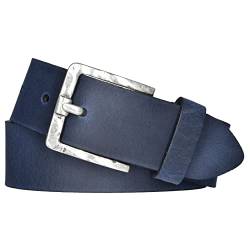 Mytem-Gear Damen Leder Gürtel Belt Ledergürtel Rindleder 40 mm Damengürtel (105 cm, Blau) von Mytem-Gear