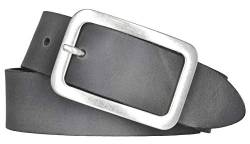 Mytem-Gear Gürtel Damen Leder Belt Ledergürtel Rindleder 35 mm Damengürtel (100, Anthrazit) von Mytem-Gear