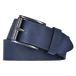 Mytem-Gear Gürtel Herren Leder 4 cm Jeansgürtel Ledergürtel kürzbar Herrengürtel (Blau, 105) von Mytem-Gear