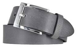 Mytem-Gear Leder Gürtel 3,5 cm Jeansgürtel Ledergürtel kürzbar (105, Anthrazit) von Mytem-Gear