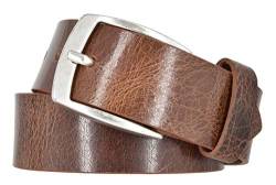 Mytem-Gear Leder Gürtel Büffelleder kürzbar 40 mm Ledergürtel (105 cm, cognac) von Mytem-Gear