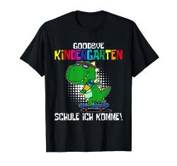 Schulkind Erstklassig Dino mit Schultüte Einschulung T-Shirt von MzumO Einschulung Schule Erstklassich Schulkind