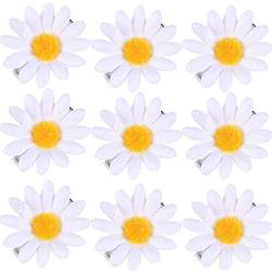 12 Stück Gänseblümchen-Haarspangen süße kleine Blume Haarspangen Blumen Haarspange Blume Brosche mehrfarbig Haarspange Haarschmuck für Frauen Mädchen Brautparty Strand Hochzeit von N\A