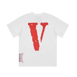 Amerikanische Marke Vlone Brief Große V Kurzarm T-Shirt Männer und Frauen Paar Lose Straße Hip Hop Halbe Hülse von N\\A