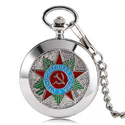 N/Ａ Accessoires für Herren und Damen Abzeichen Mechanische Handaufzug Taschenuhr Antike Souvenir Sammlung Anhänger Handwerk Taschenuhr Hochzeitstag Vatertag Weihnachten Geburtstagsgeschenk von N/Ａ