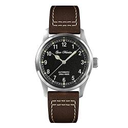 NC San Martin 37 mm Automatik Pilot Herrenuhren Saphirglas 20 ATM Militär Edelstahl Taucher Herren Armbanduhr (with Logo) von N\C