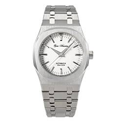 NC San Martin SN013G Luxury Automatic Dress Herrenuhren Miyota 9015 Vintage Classic Business Mechanische Saphirglasuhr (with Logo) von N\C