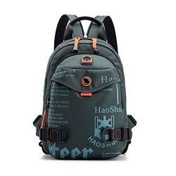 Outdoor Herren Brusttasche Multifunktional Mode Rucksack Wasserdicht Nylon Tuch Schulter Messenger Bag für Outdoor Sport Wandern Reisen von N\C