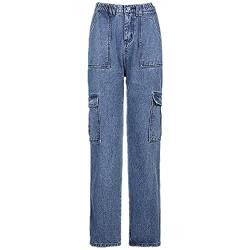 NP Damen-Denim-Hose, lockere Hose, blau, S von N\P