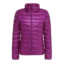 N A Daunenmantel Damen Daunenjacke Damen Leicht Steppjacke Damen Schwarz Daunenmantel Lang Rote Daunenjacke Damen Federleichte Daunenjacke Damen Daunen Winterjacke Damen Daunenjacke Lila S von N \ A