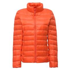 N A Daunenmantel Damen Daunenjacke Damen Leicht Steppjacke Damen Schwarz Daunenmantel Lang Rote Daunenjacke Damen Federleichte Daunenjacke Damen Daunen Winterjacke Damen Daunenjacke Orange L von N \ A