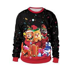 Ugly Christmas Pullover Xmas Jumper Ugly Lustige Weihnachtspullover Herren Damen Couple Hässlicher Weihnachtspulli Sweatshirt Weihnachten Weihnacht Pullover Hässliche Weihnachtspullis Lustiger L von N \ A