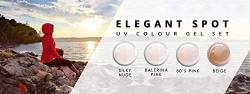 N&BF 4er Farbgel Set Elegant Spot | 4x5 ml UV Color Gel Sparset | Colourgel in vier verschiedenen Farb-Tönen | Made in EU | Sparpaket für Gelnägel & Nail Art Design | Profi Nagelgel bunt von N&BF