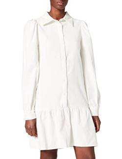 NA-KD Damen Corduroy Mini Dress Lässiges Kleid, White, 44 EU von NA-KD