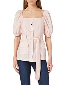 NA-KD Damen Puff Sleve Tailored Blouse Bluse, Rose, 38 EU von NA-KD