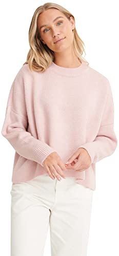 NA-KD Damen Wide Knitted Sweater Pullover, Hellrosa, XXS von NA-KD