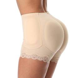 NACHEN Silikon Hip Oberschenkel Pads, Butt Lifter Höschen, Unterhosen Firm Oval Gepolsterte Unterwäsche Abnehmbare Silicon Pads Gefälschte Buttock Pads Slips Kontrolle Nahtlos Für Frauen Lady Girl von NACHEN