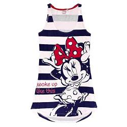 Nachthemd für Damen Disney Minnie Maus aus aus Baumwolle bedruckt 3227, Blau M von NADA HOME