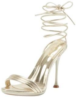 NAEMI Damen 25928783-NA01, Gold, 39 Sandal, EU von NAEMI