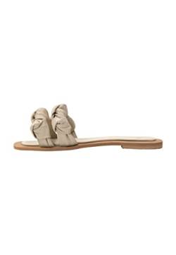 NAEMI Damen Leder Sandal, CREMEFARBEN, 38 EU von NAEMI