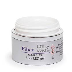 NAIL1.EU FIBER Milky White UV/LED 1-Phasen-Gel, Fiberglasgel, HEMA-Free, Milchgel, 55ml von NAIL1.EU
