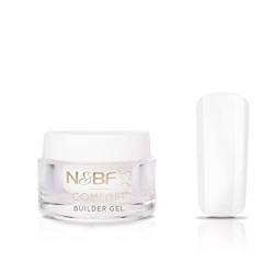 N&BF UV + LED Aufbaugel Comfort Line Klar | 5ml hochwertiges Profi Builder Gel dickviskos | Sculptinggel in bester Studioqualität | Professionelles Nagelgel Made in Germany von NAILS FACTORY