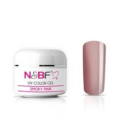 N&BF UV Farbgel 5 ml | Smoky Pink (Rosa) | Colourgel deckend mittelviskos | Color Gel für Gelnägel | Made in Germany | Nageldesign Farbgele | selbstglättend ohne Säure von NAILS FACTORY