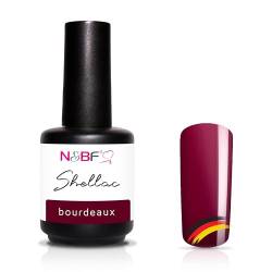 NAILS FACTORY UV Nagellack 12ml Bourdeaux/Rot | Gellack LED UV Nagellack Lack für Maniküre Nageldesign Gel Nägel | Salon & Heimgebrauch von NAILS FACTORY