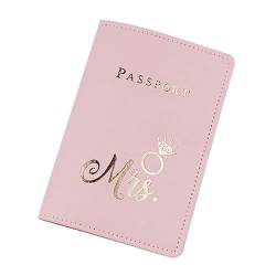 NAIXUE Fashion PU Reisepasshülle Reise Kreditkarte Schutz Liebhaber Paar Hochzeit Geschenk für Frauen Männer Reisepass Protector von NAIXUE