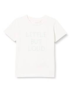 NAME IT Baby Boys NBMHALFRED SS TOP T-Shirt, White Alyssum, 56 von NAME IT